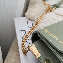 Versatile Chain Shoulder Crossbody Bag, Fresh Style