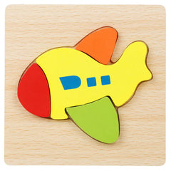 3D Wooden Puzzle Educational Toy for Kids