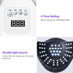 220W UV Gel Nail Polish Dryer LED Light