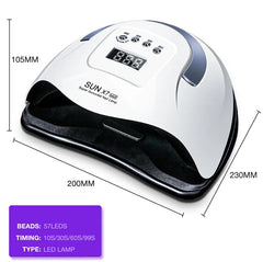 220W UV Gel Nail Polish Dryer LED Light