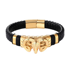 Men's Stargazer Braided Steel Bracelet