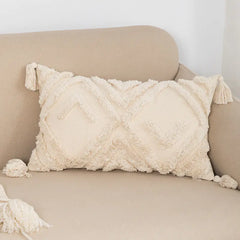 Fringed Decorative Pillowcase for Sofa