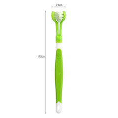 Three-Head Toothbrush for Pet