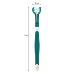 Three-Head Toothbrush for Pet