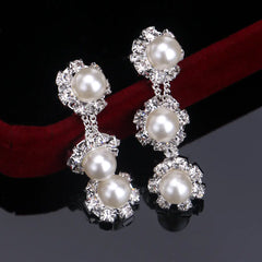 Elegant Pearl & Diamond Set