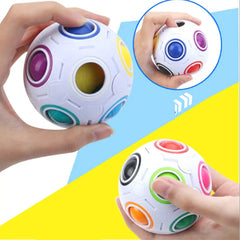 Rainbow Cube Ball Stress Toy