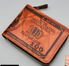 Dollar Print PU Wallet