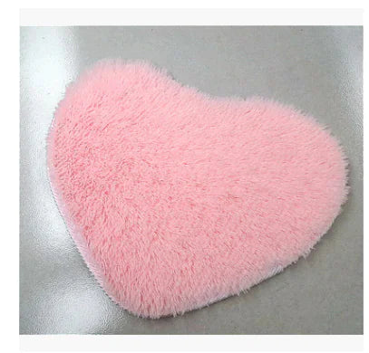 Heart-Shaped Silk Carpet and Rug