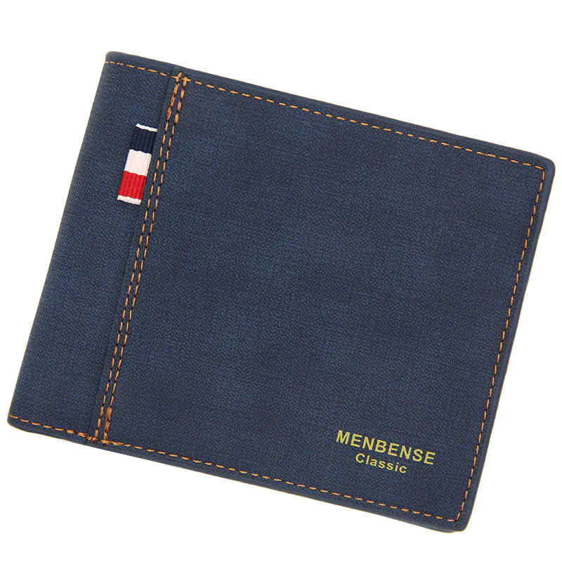 New Matte Men's Wallet - Short & Multifunctional Design