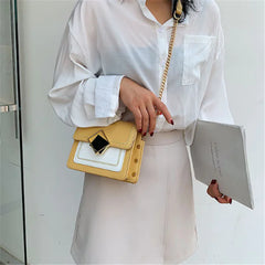 Versatile Chain Shoulder Crossbody Bag, Fresh Style