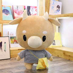 Jin Secretary Plush Cow Doll - Stuffed Toy Figure