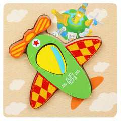 3D Wooden Puzzle Educational Toy for Kids