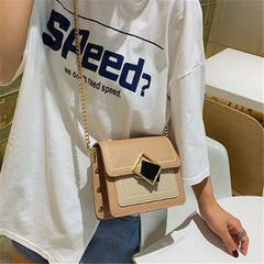 Versatile Chain Shoulder Crossbody Bag, Fresh Style
