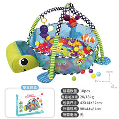 Baby Play Gym with Ocean Balls and Activity Fence