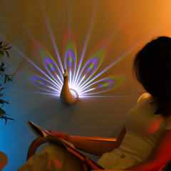 Elegant Peacock 3D Light