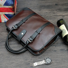 2020 Men's Retro Business Shoulder Briefcase Bag