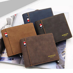 New Matte Men's Wallet - Short & Multifunctional Design