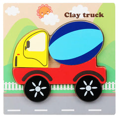 3D Wooden Puzzle Educational Toy for Kids