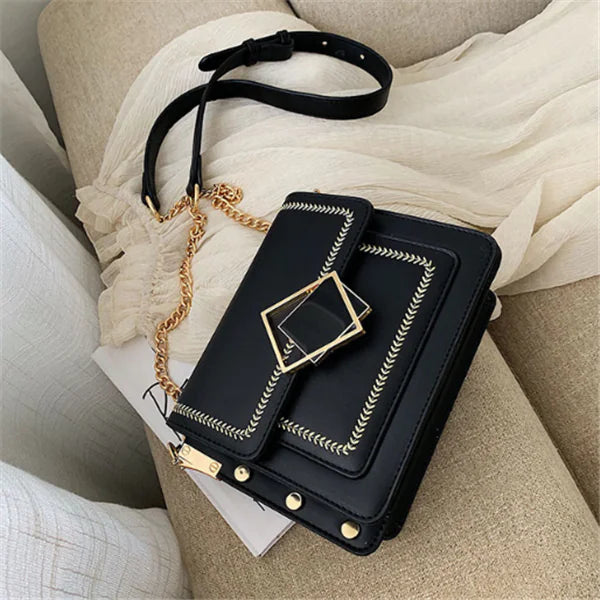 Versatile Chain Shoulder Crossbody Bag, Fresh Style