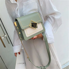 Versatile Chain Shoulder Crossbody Bag, Fresh Style