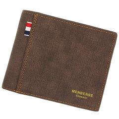 New Matte Men's Wallet - Short & Multifunctional Design