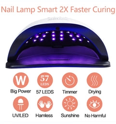 220W UV Gel Nail Polish Dryer LED Light