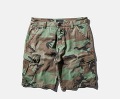 Camouflage Men's Cargo Shorts with Multiple Pockets