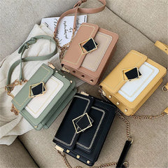 Versatile Chain Shoulder Crossbody Bag, Fresh Style