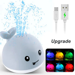 Dinosaur Bath Toys with Automatic Water Spray & Light