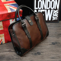 2020 Men's Retro Business Shoulder Briefcase Bag