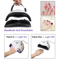 220W UV Gel Nail Polish Dryer LED Light