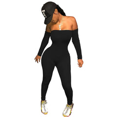 Sleek Strapless Printed Jumpsuit