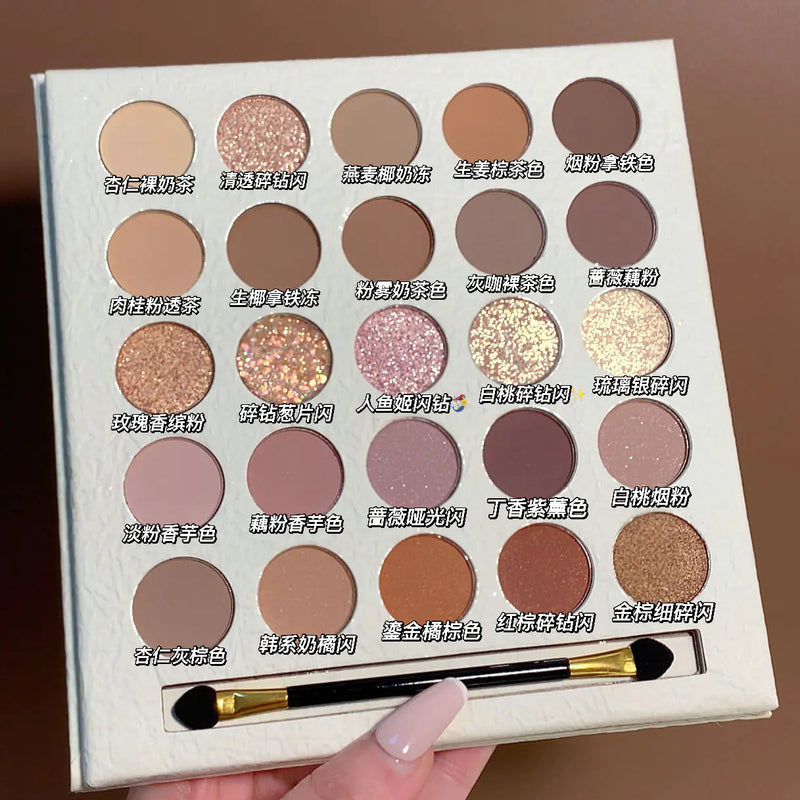 Muge Leen 25 Color Eyeshadow Palette - Matte & Shimmer
