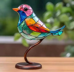 Bird Motif Alloy Statues