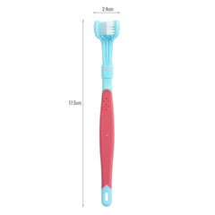 Three-Head Toothbrush for Pet