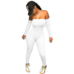 Sleek Strapless Printed Jumpsuit