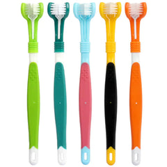 Three-Head Toothbrush for Pet