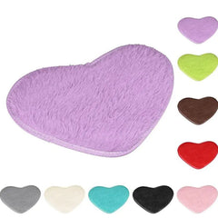 Heart-Shaped Silk Carpet and Rug