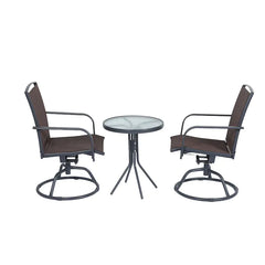 European Iron Art Table and Chair Set for Outdoors