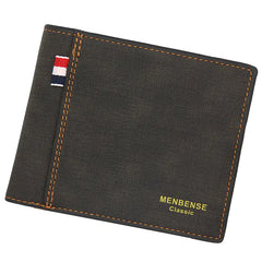 New Matte Men's Wallet - Short & Multifunctional Design