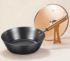 3-Piece Non-Stick Blue 3D Diamond Frying Pan Set