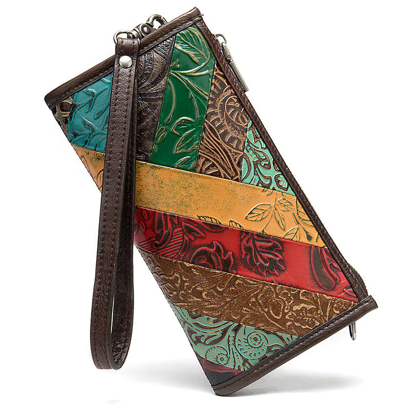 Elegant Cowhide Square Handbag