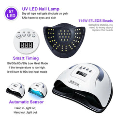 220W UV Gel Nail Polish Dryer LED Light